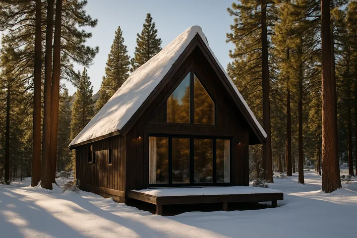 Illustrative Moonridge ski cabin near Bear Mountain Resort